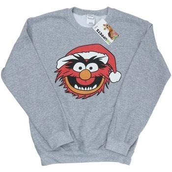textil Mujer Sudaderas Disney The Muppets Animal Christmas Gris