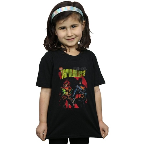 textil Niña Camisetas manga larga Dc Comics Batman And Batgirl Thrilkiller 62 Negro