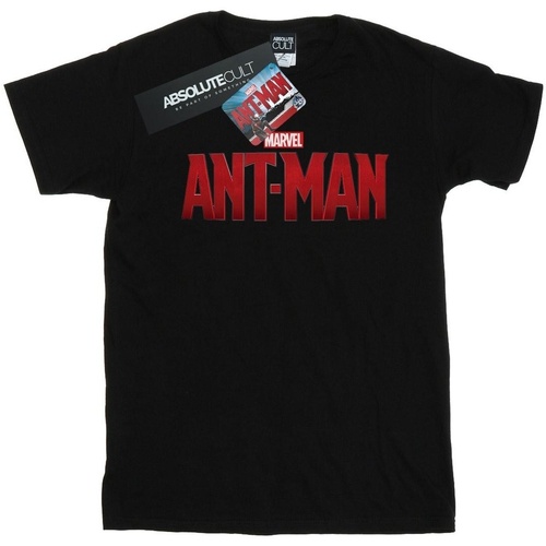 textil Mujer Camisetas manga larga Marvel Ant-Man Movie Logo Negro