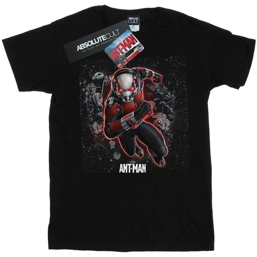 textil Mujer Camisetas manga larga Marvel Ant-Man Ants Running Negro