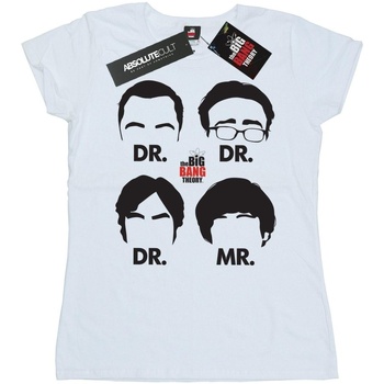 textil Mujer Camisetas manga larga The Big Bang Theory Doctors And Mr Blanco