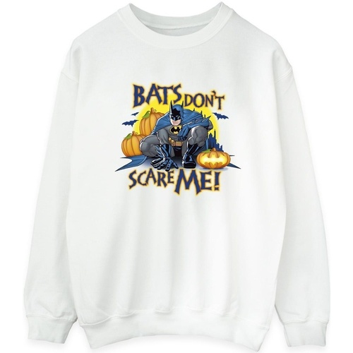 textil Mujer Sudaderas Dc Comics Batman Bats Don't Scare Me Blanco