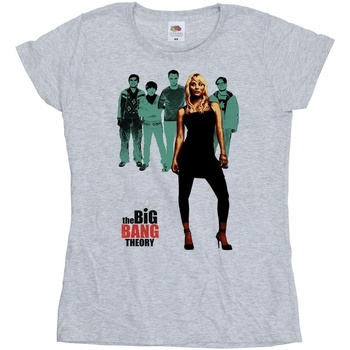 textil Mujer Camisetas manga larga The Big Bang Theory Penny Standing Gris