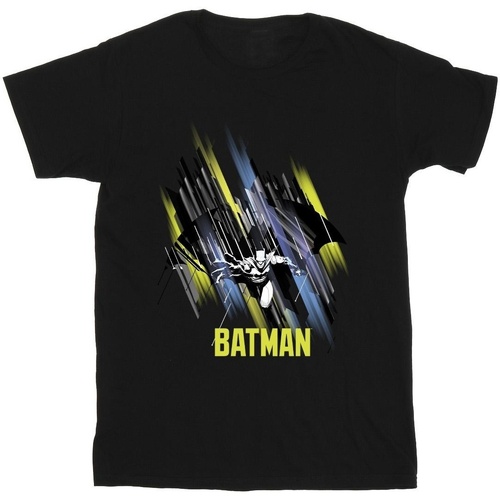 textil Niña Camisetas manga larga Dc Comics Batman Flying Batman Negro
