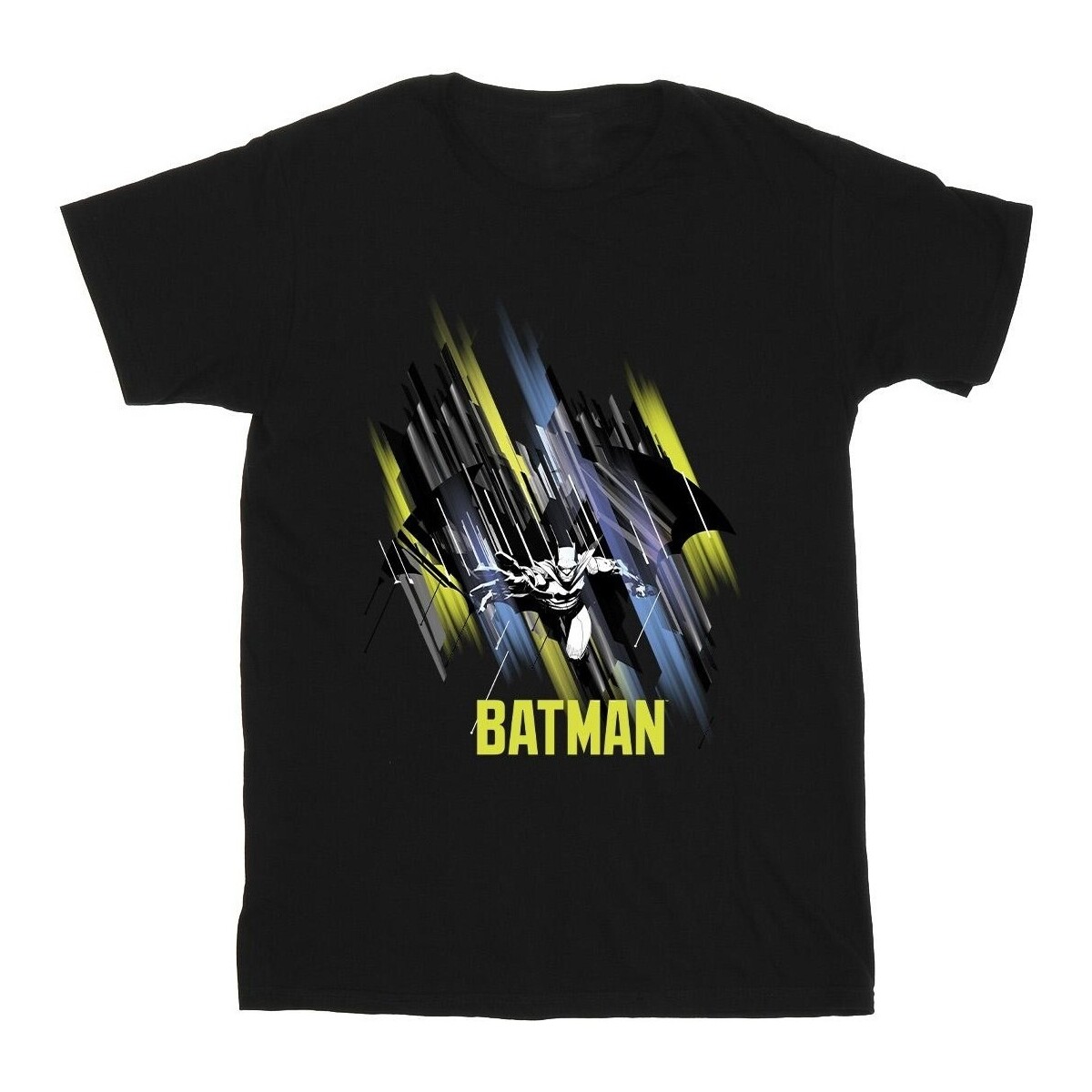 textil Niña Camisetas manga larga Dc Comics Batman Flying Batman Negro