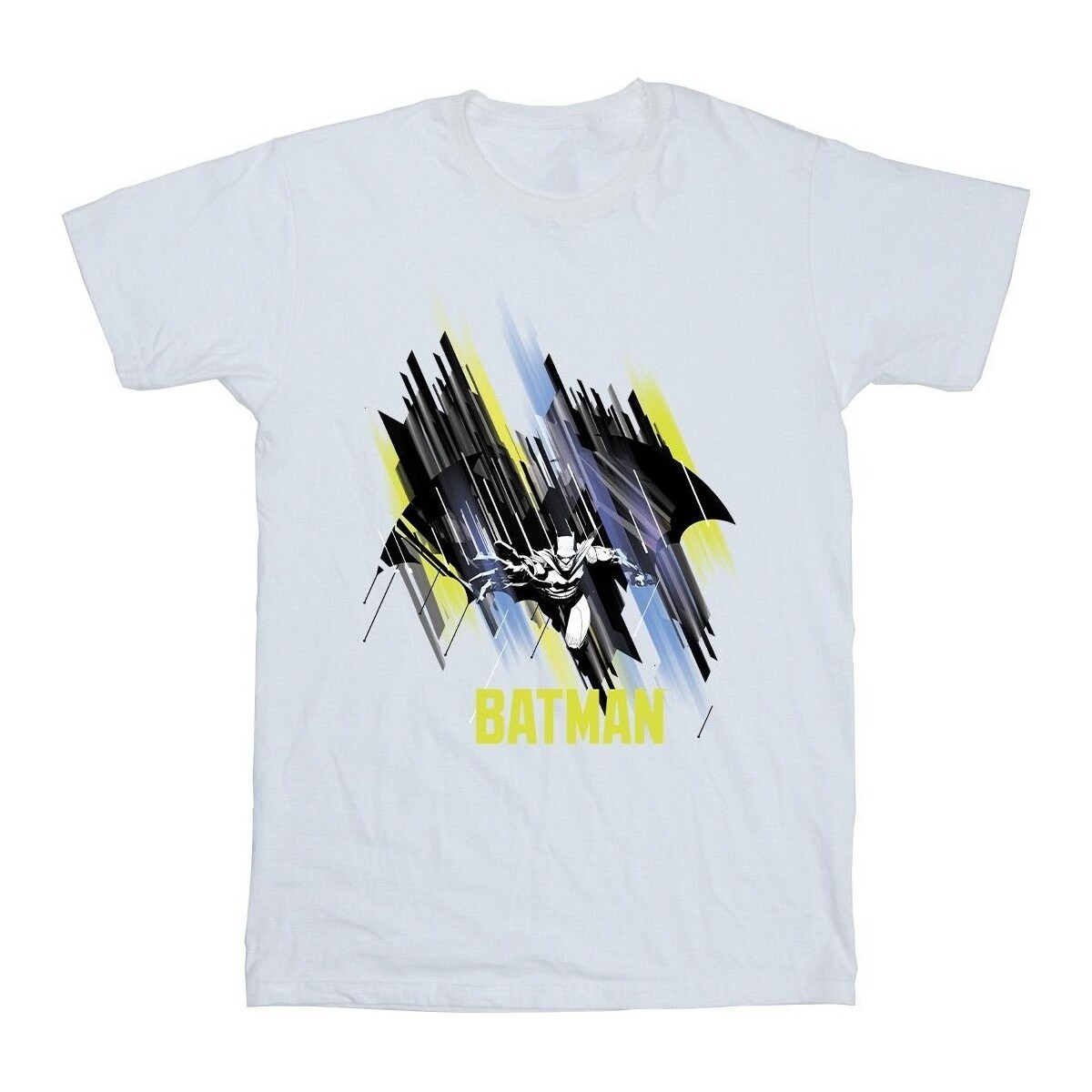textil Niña Camisetas manga larga Dc Comics Batman Flying Batman Blanco