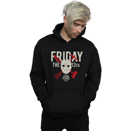 textil Hombre Sudaderas Friday 13Th Day Of Fear Negro