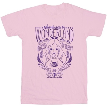 textil Hombre Camisetas manga larga Disney Alice In Wonderland Adventures In Wonderland Rojo