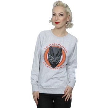 textil Mujer Sudaderas Marvel Black Panther Made in Wakanda Red Gris