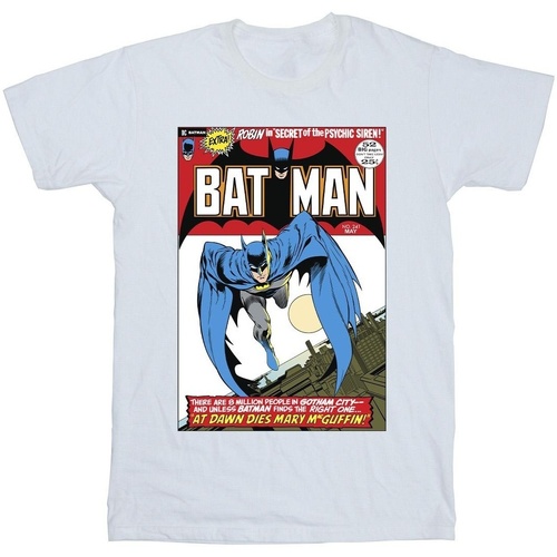 textil Niño Camisetas manga corta Dc Comics Running Batman Cover Blanco