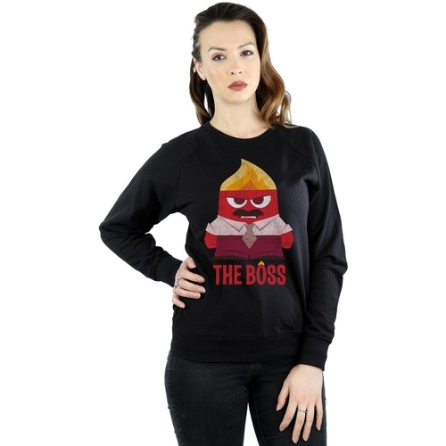 textil Mujer Sudaderas Disney Inside Out Anger The Boss Negro