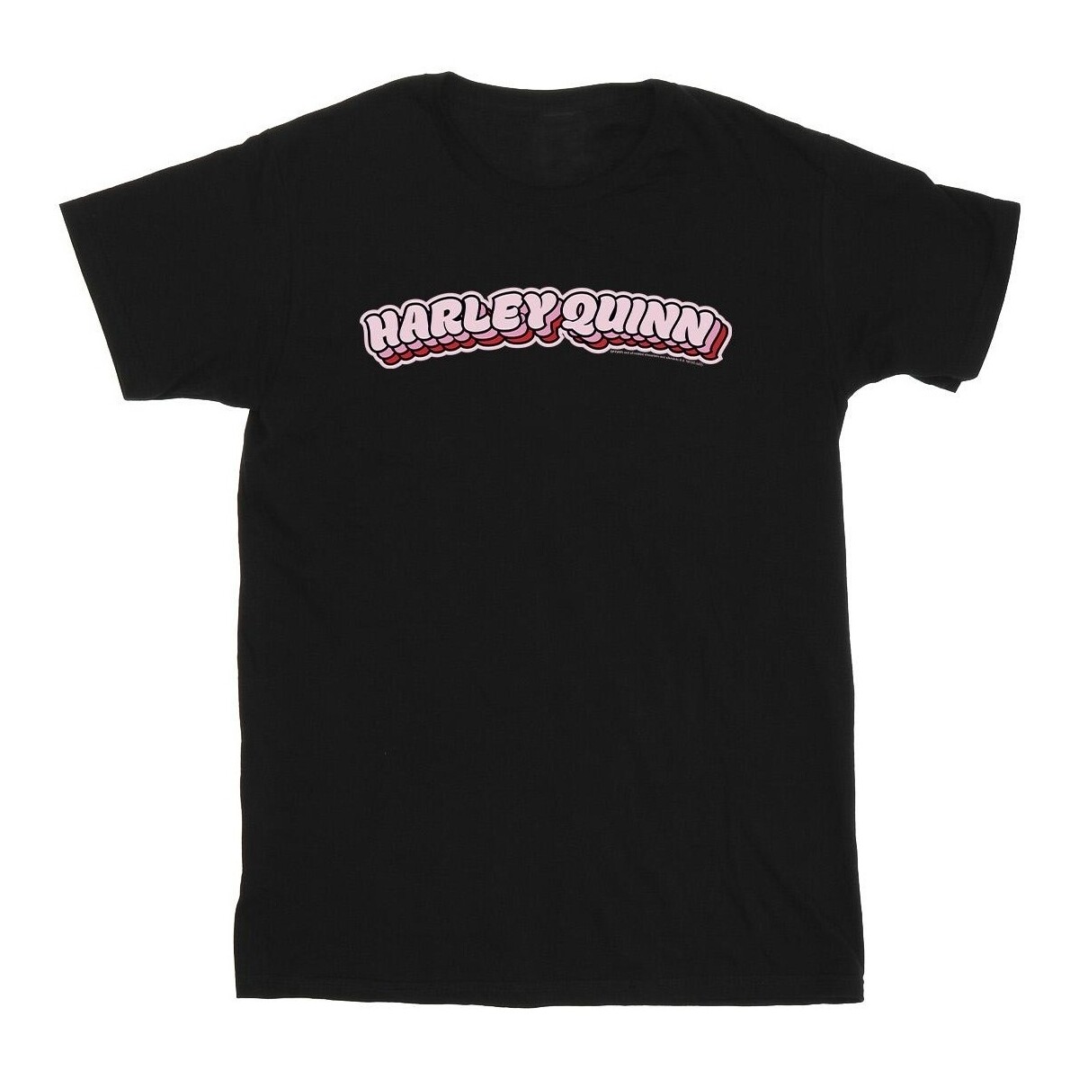 textil Niña Camisetas manga larga Dc Comics Batman Harley Quinn Logo Negro