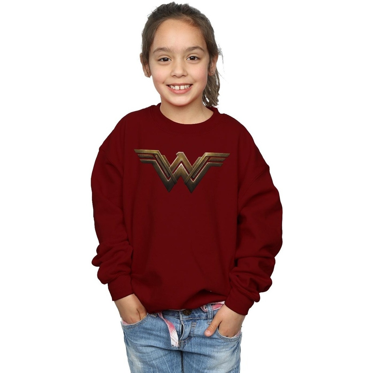 textil Niña Sudaderas Dc Comics Wonder Woman Logo Multicolor