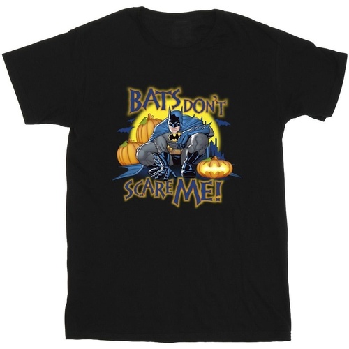 textil Niño Camisetas manga corta Dc Comics Batman Bats Don't Scare Me Negro