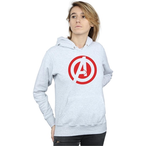 textil Mujer Sudaderas Marvel Avenegers Assemble Solid A Logo Gris