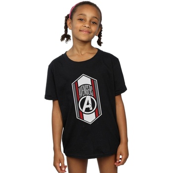 textil Niña Camisetas manga larga Marvel Avengers Endgame Team Icon Negro