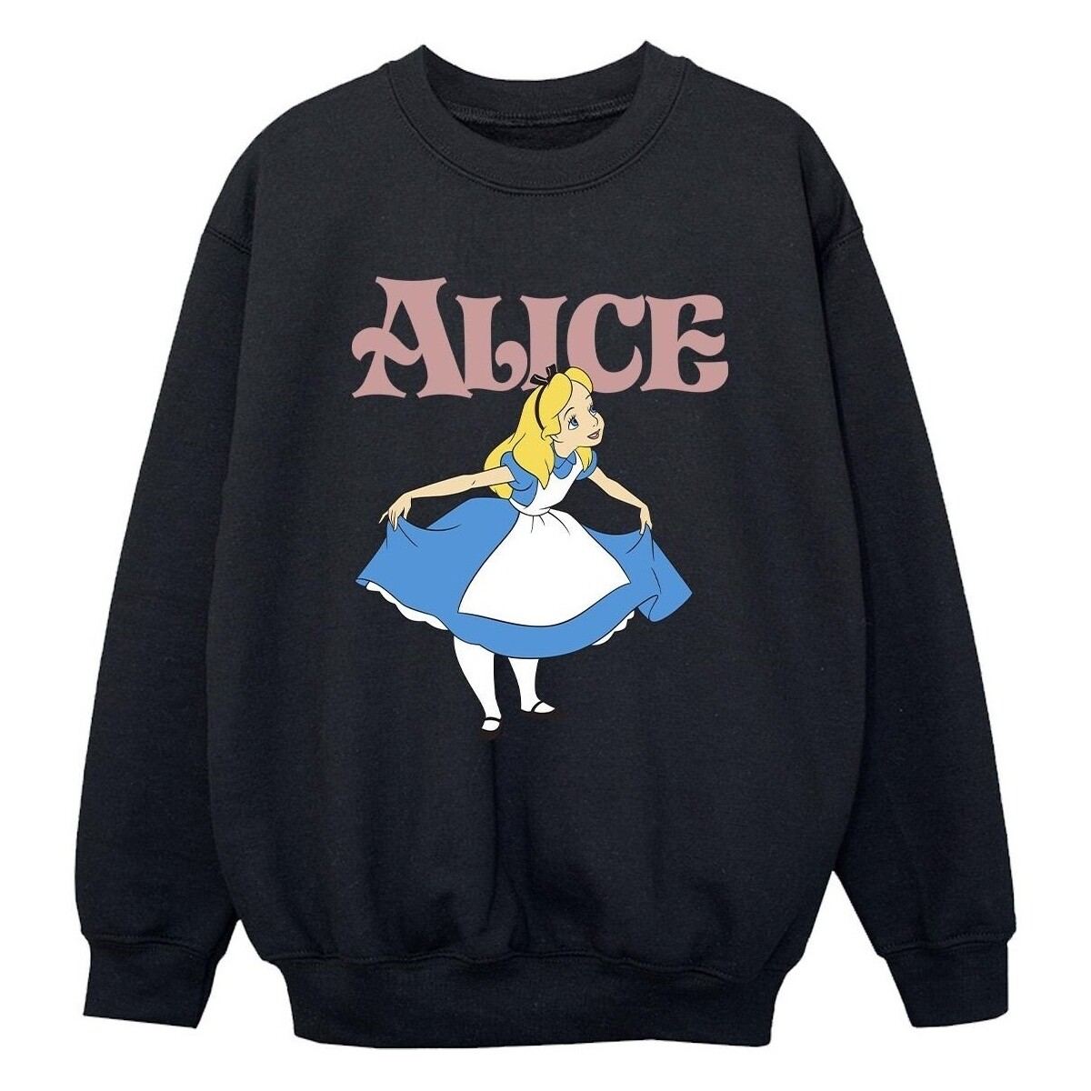 textil Niño Sudaderas Disney Alice In Wonderland Take A Bow Negro