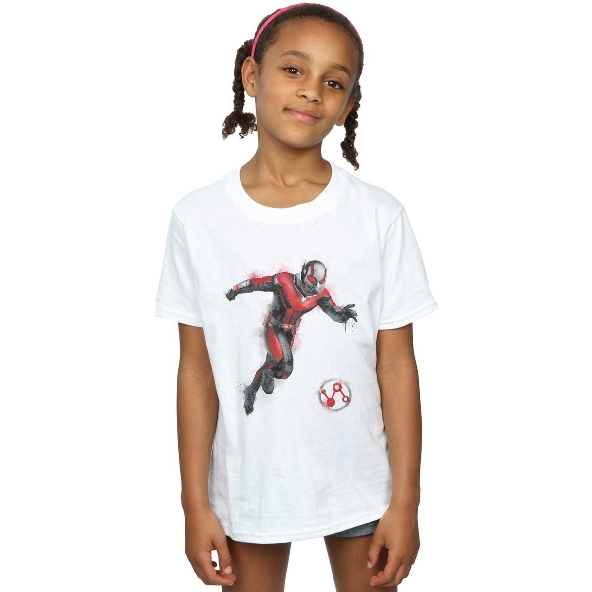 textil Niña Camisetas manga larga Marvel Avengers Endgame Painted Ant-Man Blanco