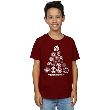 textil Niño Tops y Camisetas Marvel Avengers Endgame Pyramid Icons Multicolor