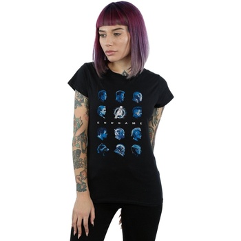 textil Mujer Camisetas manga larga Marvel Avengers Endgame Character Lineup Negro