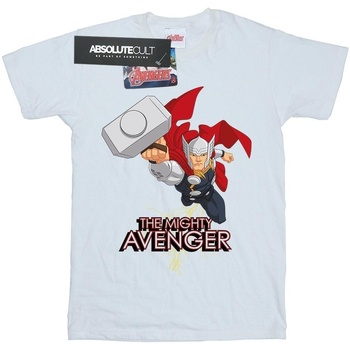 textil Hombre Camisetas manga larga Marvel Thor The Mighty Avenger Blanco