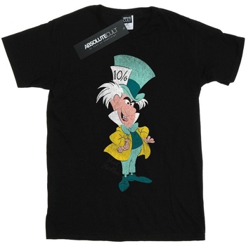 textil Niña Camisetas manga larga Disney Alice In Wonderland Mad Hatter Classic Negro