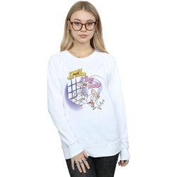 textil Mujer Sudaderas Animaniacs Pinky And The Brain Take Over The World Blanco