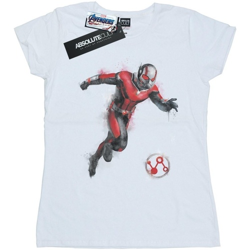 textil Mujer Camisetas manga larga Marvel Avengers Endgame Painted Ant-Man Blanco