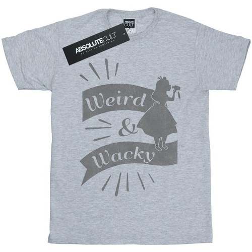 textil Niña Camisetas manga larga Disney Alice In Wonderland Weird And Wacky Gris