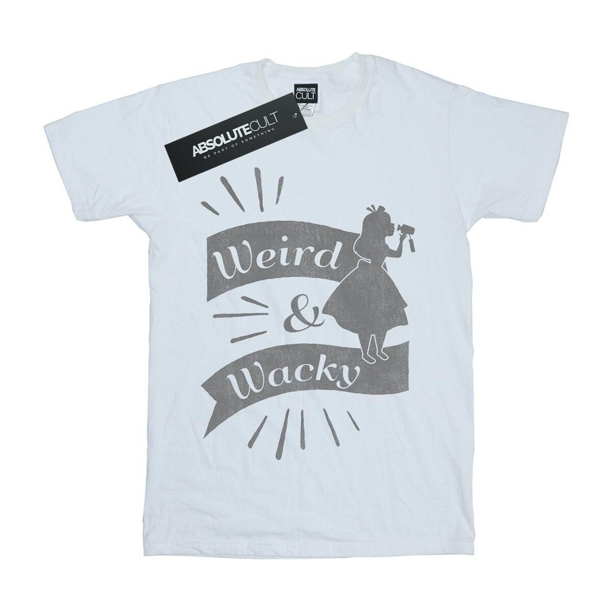 textil Niña Camisetas manga larga Disney Alice In Wonderland Weird And Wacky Blanco