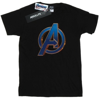 Marvel Avengers Endgame Heroic Logo Negro
