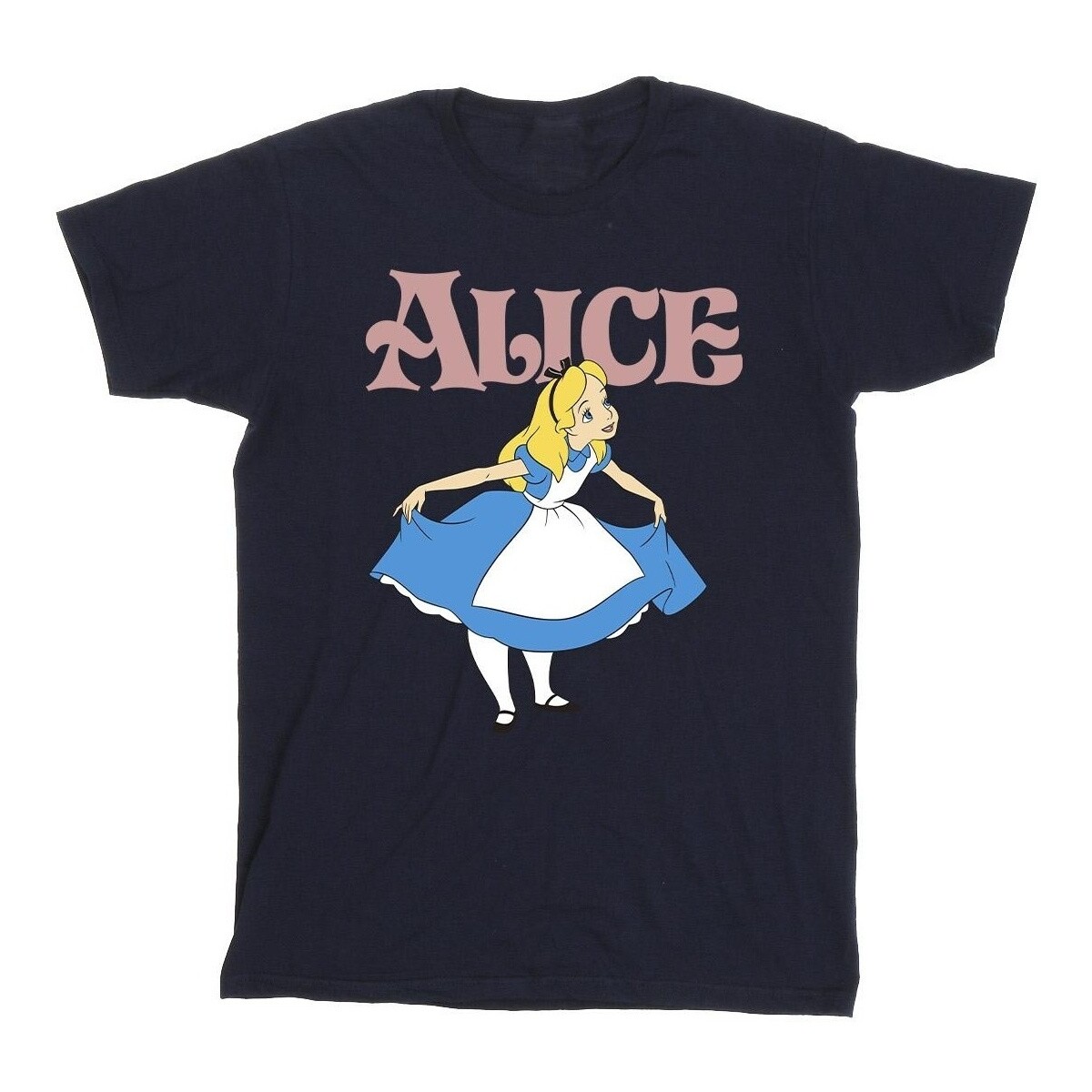 textil Niña Camisetas manga larga Disney Alice In Wonderland Take A Bow Azul