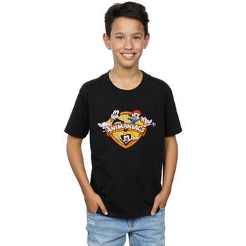 textil Niño Tops y Camisetas Animaniacs Group Shield Negro