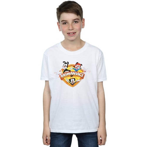 textil Niño Tops y Camisetas Animaniacs Group Shield Blanco