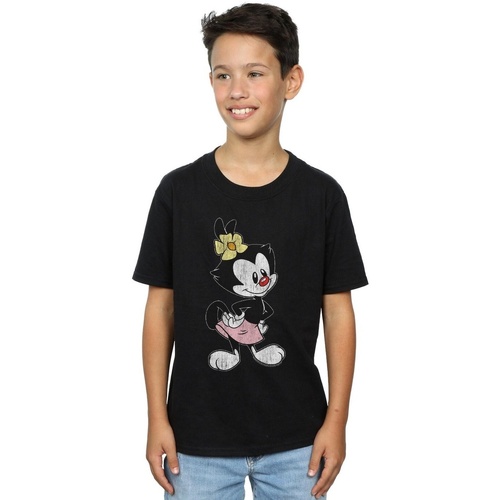 textil Niño Tops y Camisetas Animaniacs Dot Classic Pose Negro