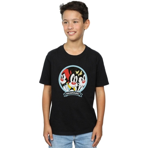 textil Niño Tops y Camisetas Animaniacs Fisheye Group Negro