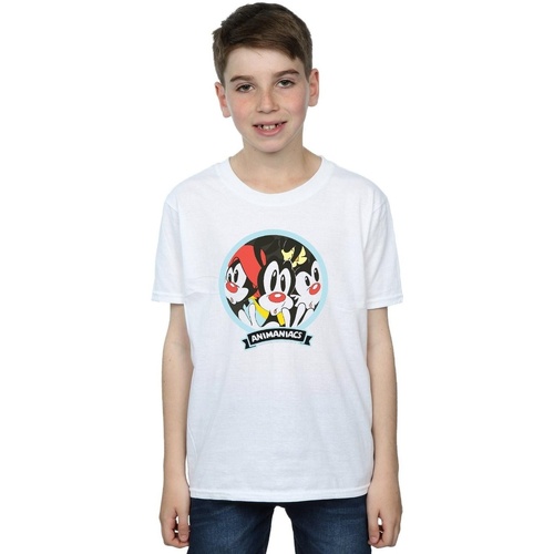 textil Niño Tops y Camisetas Animaniacs Fisheye Group Blanco