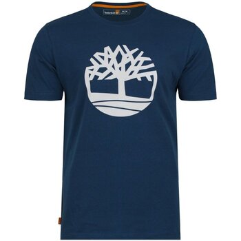 textil Hombre Camisetas manga corta Timberland TB0A2C6S - Hombres Azul