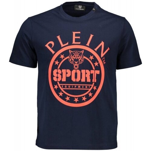 textil Hombre Camisetas manga corta Philipp Plein Sport TIPS128 - Hombres Azul