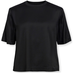 textil Mujer Sudaderas Object Top Eirot S/S - Black Negro