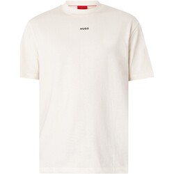 textil Hombre Camisetas manga corta BOSS Camiseta Dapolino Blanco