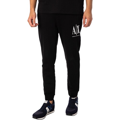 textil Hombre Pantalones de chándal EAX Joggers De Logotipo Negro