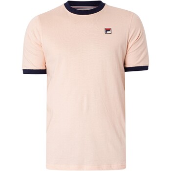 textil Hombre Camisetas manga corta Fila Marconi Camiseta Rosa