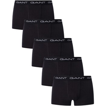 Ropa interior Hombre Calzoncillos Gant Pack De 5 Calzoncillos Básicos Negro