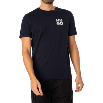 textil Hombre Camisetas manga corta BOSS Camiseta Detzington241 Azul