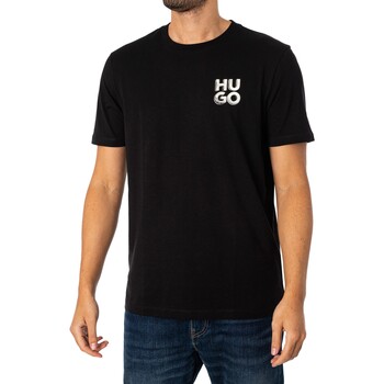 textil Hombre Camisetas manga corta BOSS Camiseta Detzington241 Negro