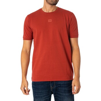 textil Hombre Camisetas manga corta BOSS Camiseta Diragolino Rojo