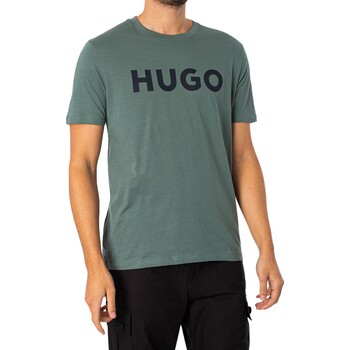 textil Hombre Camisetas manga corta BOSS Dulivio Camiseta Gráfica Verde