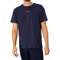 textil Hombre Pijama BOSS Camiseta De Salón Enlazada Azul