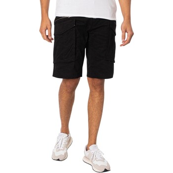 textil Hombre Shorts / Bermudas Replay Pantalones Cortos De Carga Negro